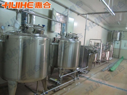 豆奶生產(chǎn)線樣品展示